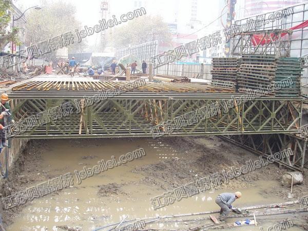 江苏贝雷 6m桁架钢桥-南京应用 钢便桥 贝雷桥应用 价格低